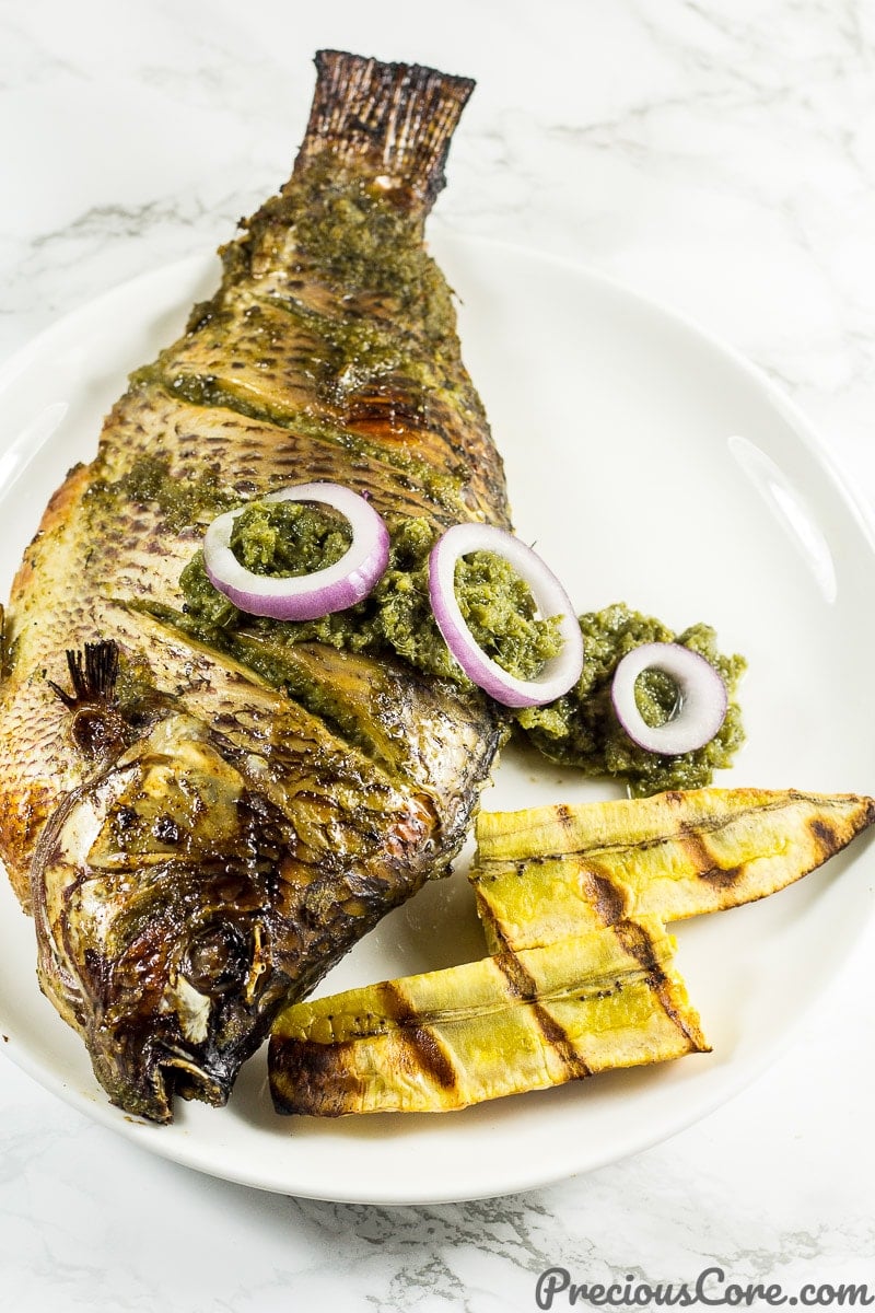 Oven grilled tilapia recipe