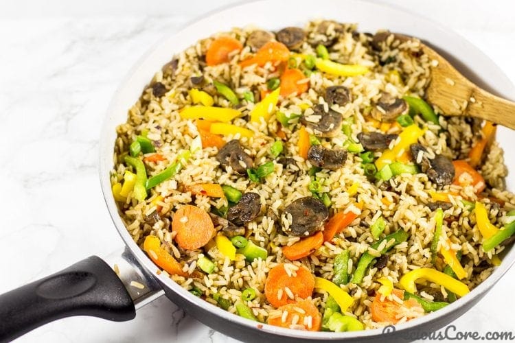 MUSHROOM FRIED RICE | Precious Core