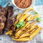 HEALTHY BAKED PLANTAIN FRIES