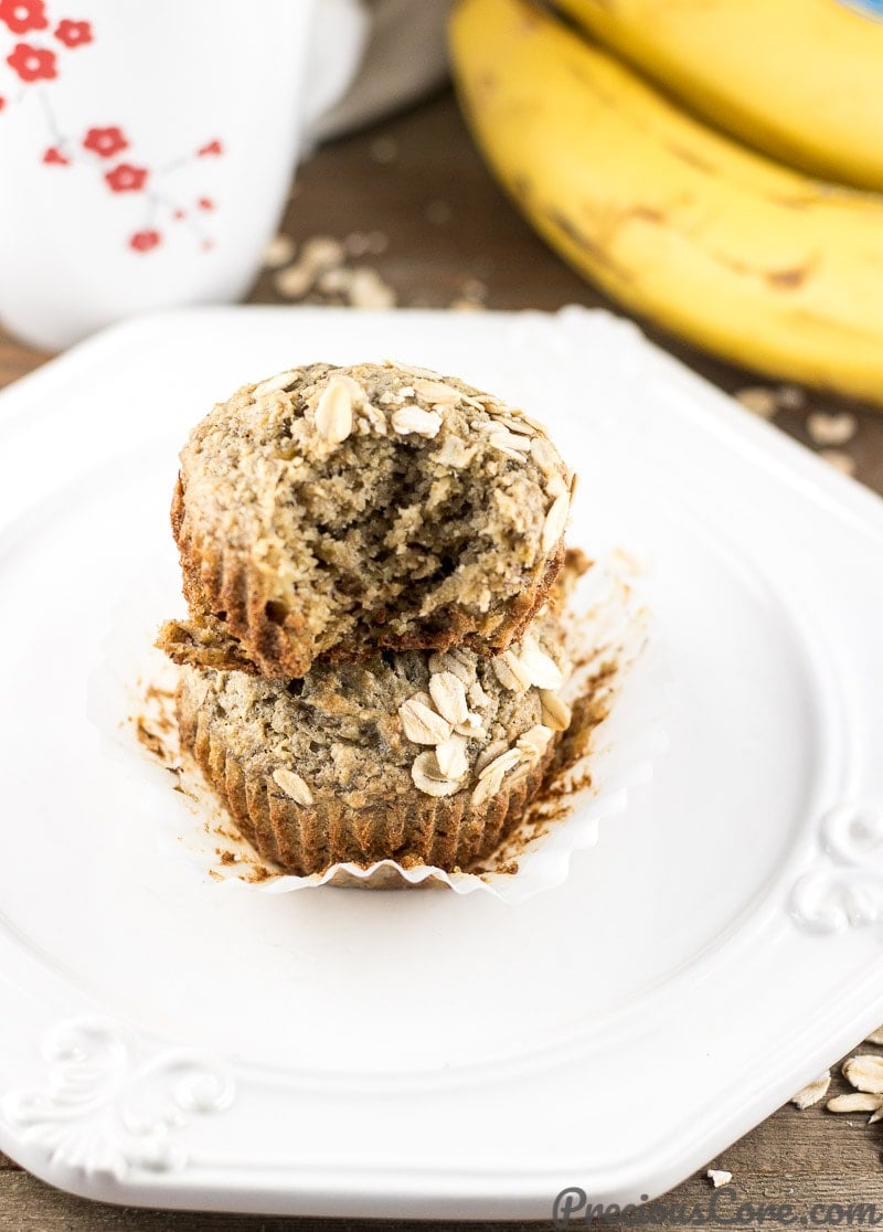 Healthy Banana Oat Muffins Easy Recipe