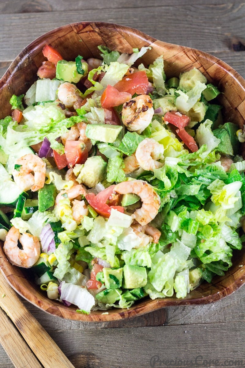 Shrimp Avocado Tomato Salad