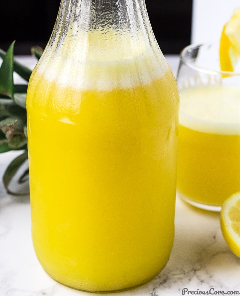 Pineapple Ginger Juice loaded with nutritional benefits