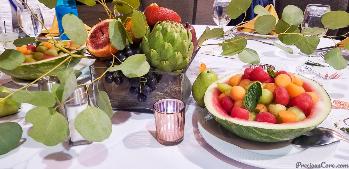 Watermelon fruit bowl