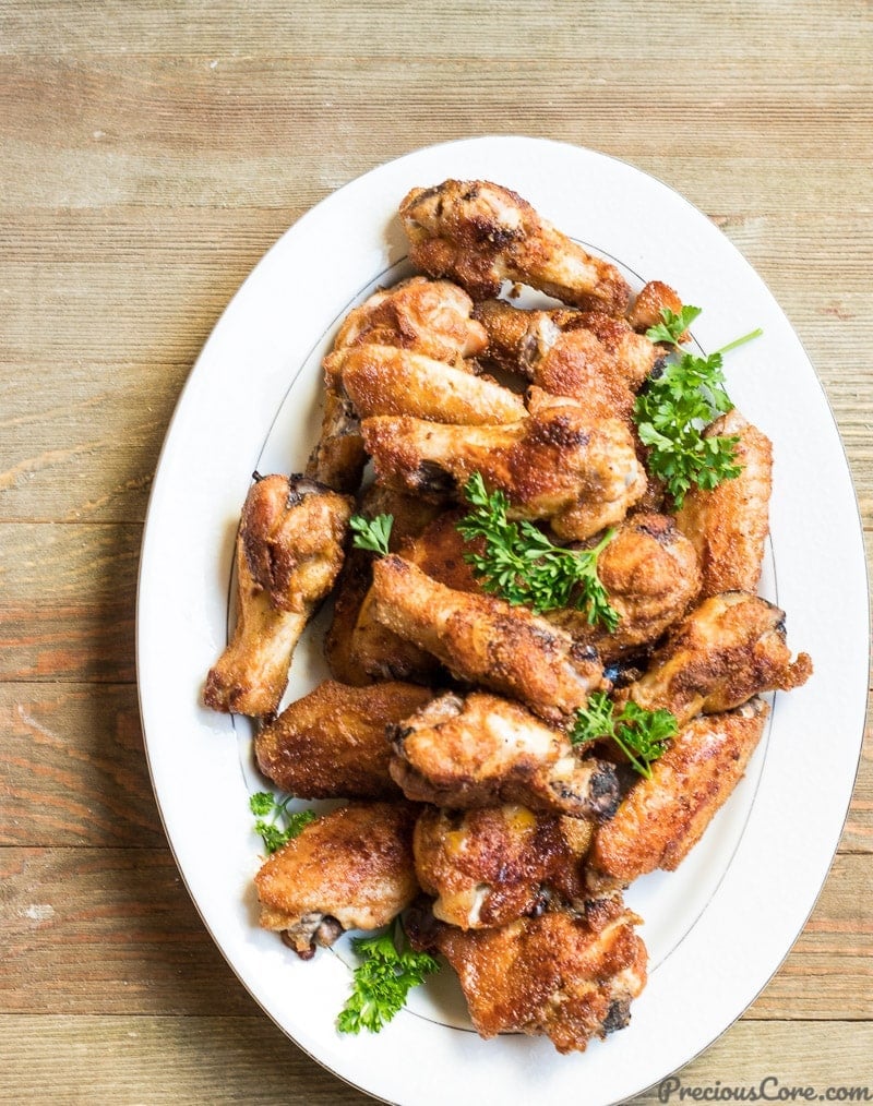 super crispy epic oven grilled chicken wings