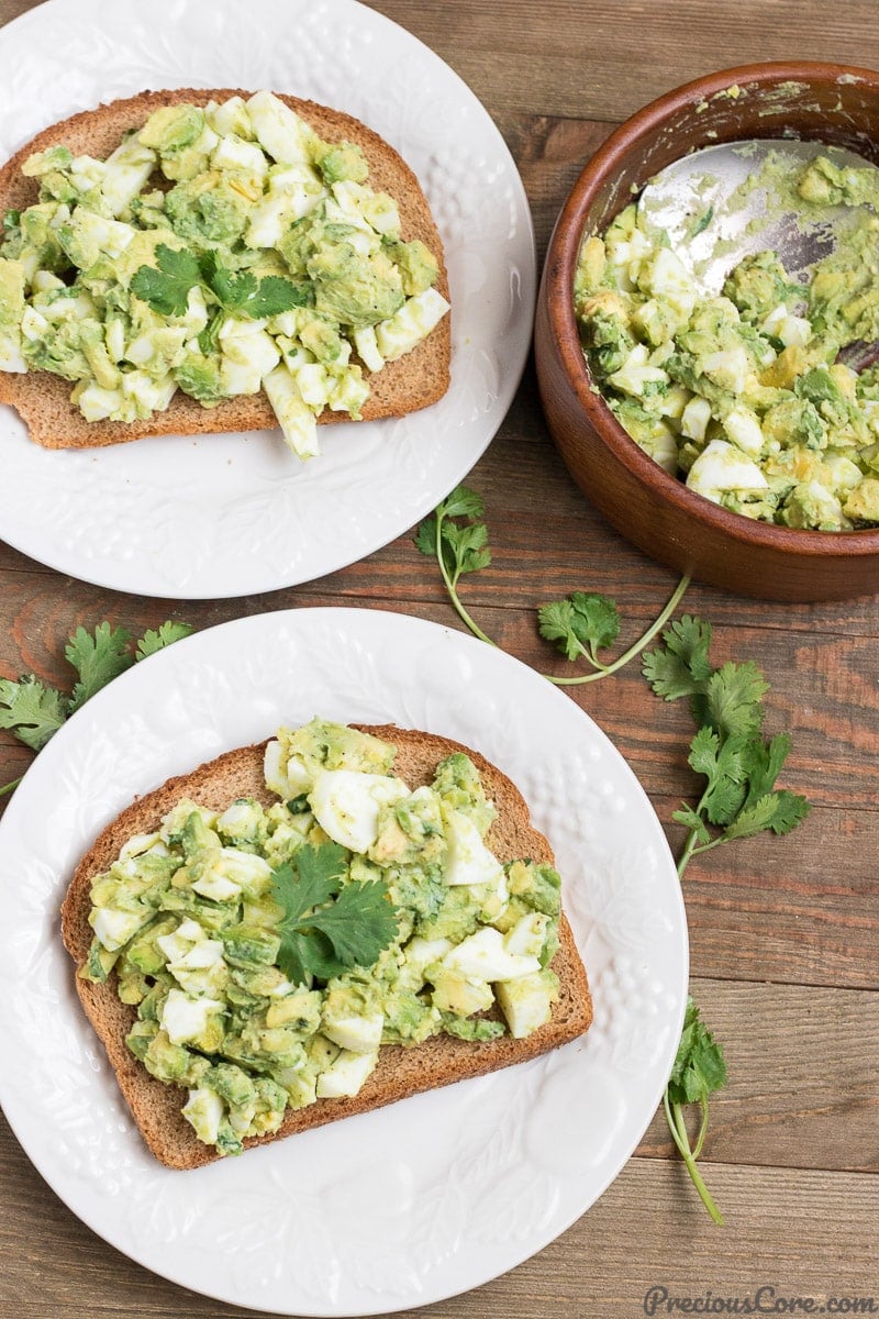 Breakfast Avocado Egg Salad