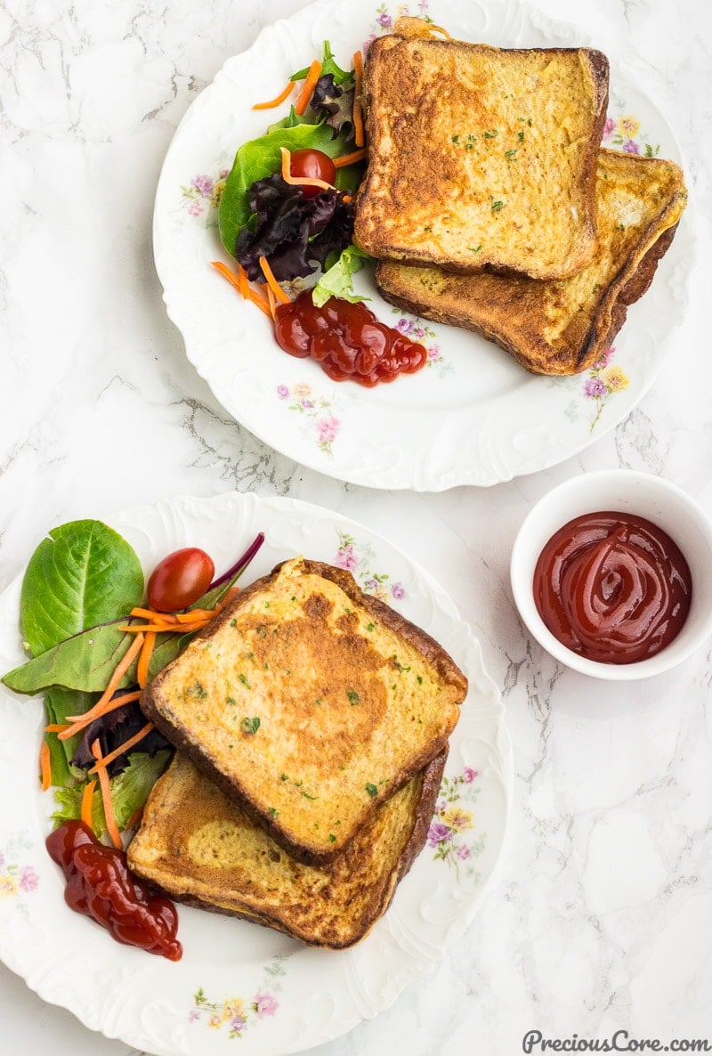 Savory French Toast breakfast