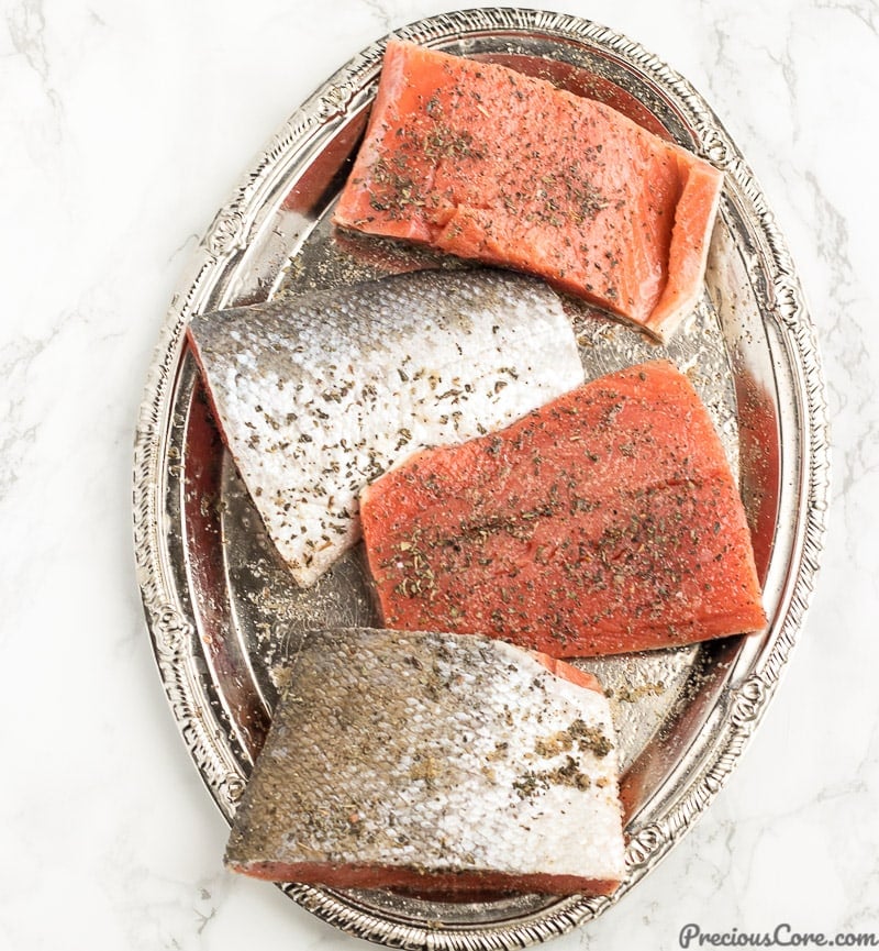 Dry marinade for Grilled Salmon