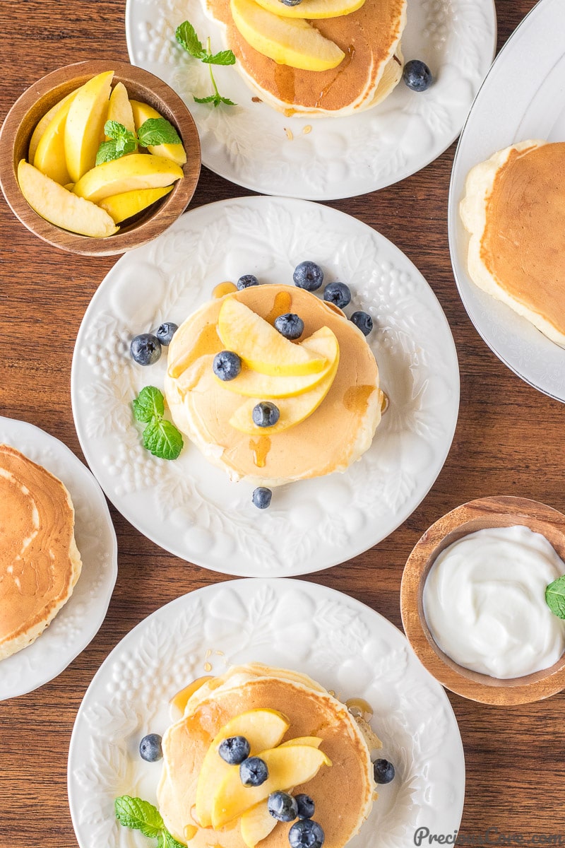 How to make healthier old fashioned pancakes