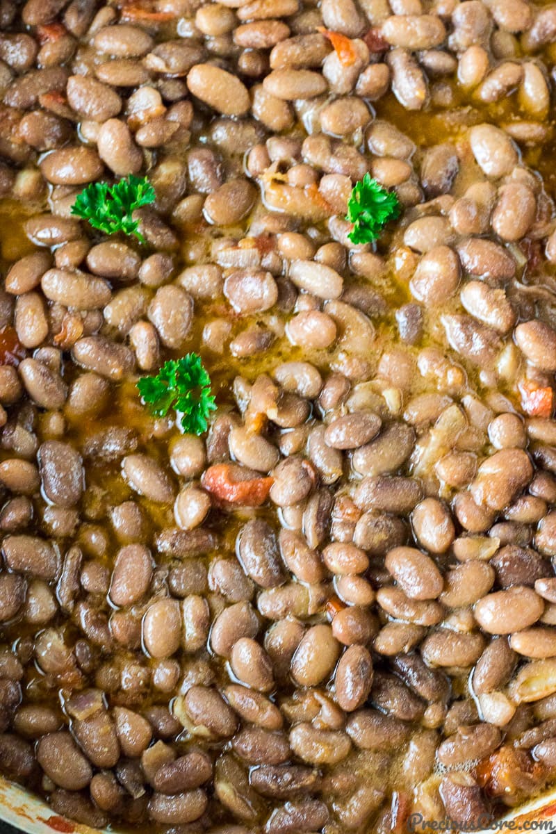 stewed pinto beans