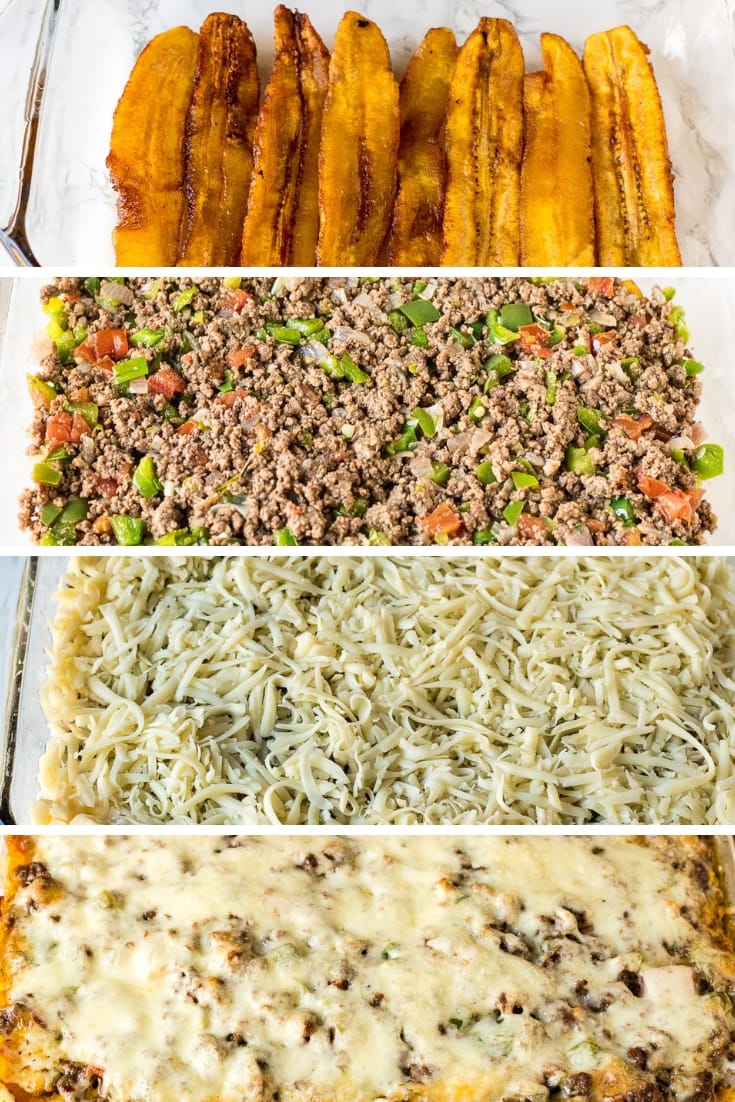 Plantain Lasagna - how to layer the components