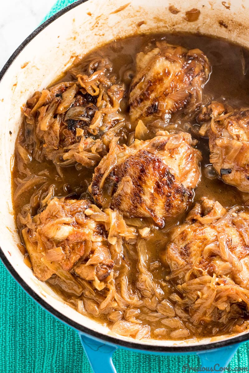 How to make Poulet Yassa or Chicken Yassa steps