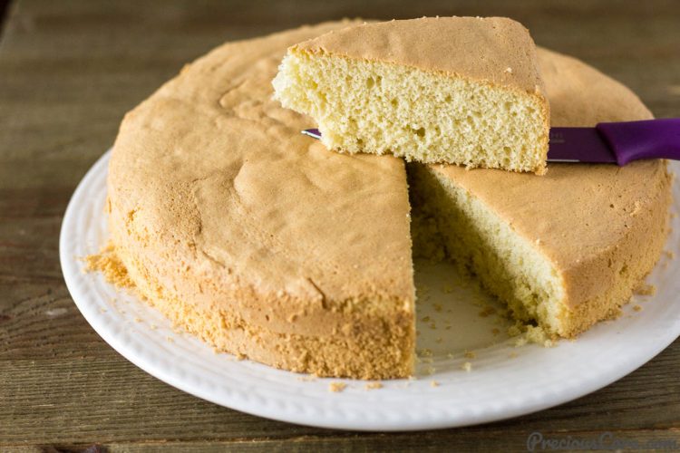 vanilla sponge cake precious