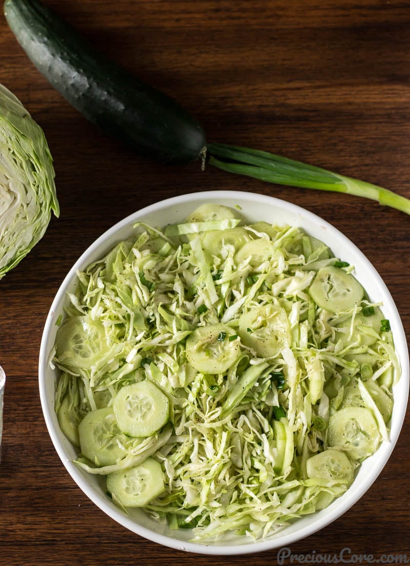 Cabbage Salad for Detox