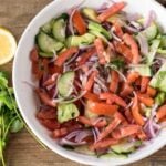 Kachumbari - tomato onion salad