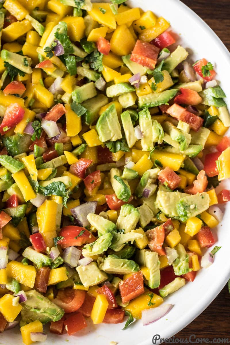 Mixed Mango Avocado Salsa