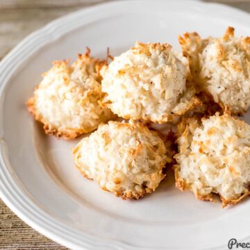 Easy Coconut Recipes on a plate