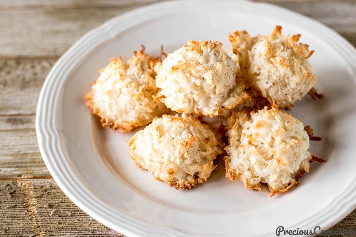 Easy Coconut Macaroons | Precious Core