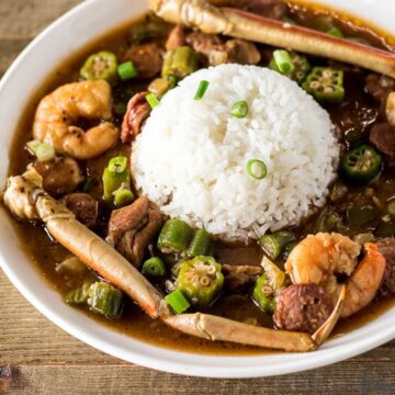 authentic seafood gumbo