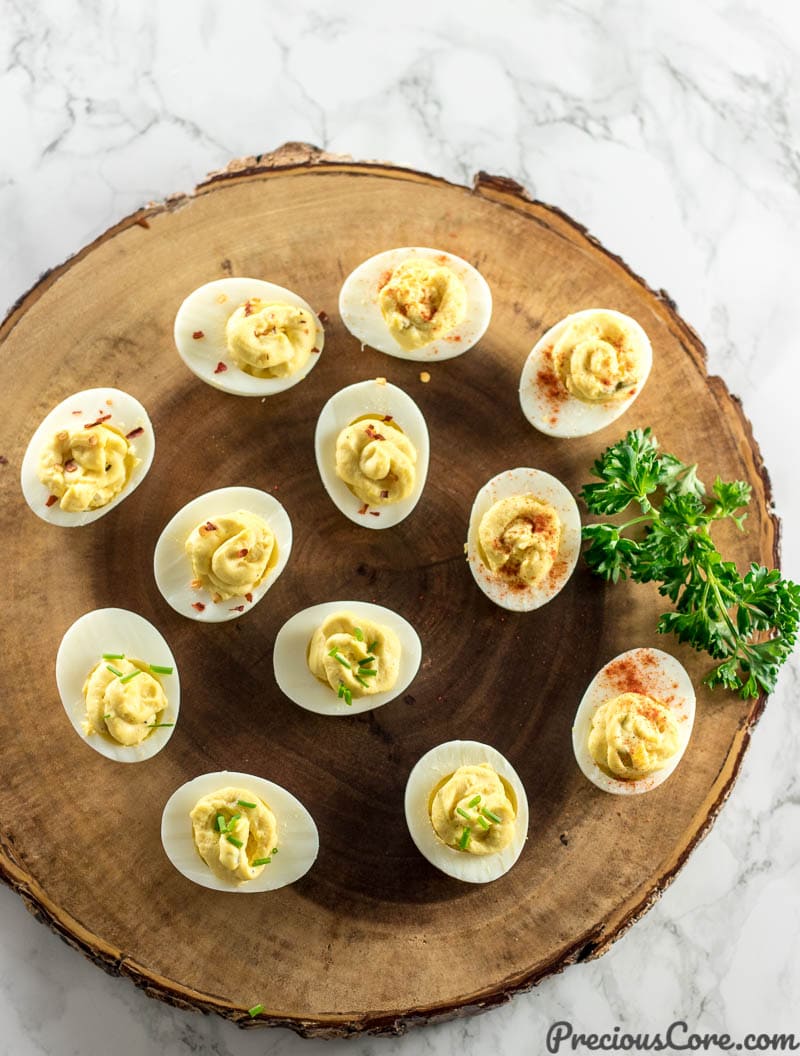 Perfect, the best deviled eggs