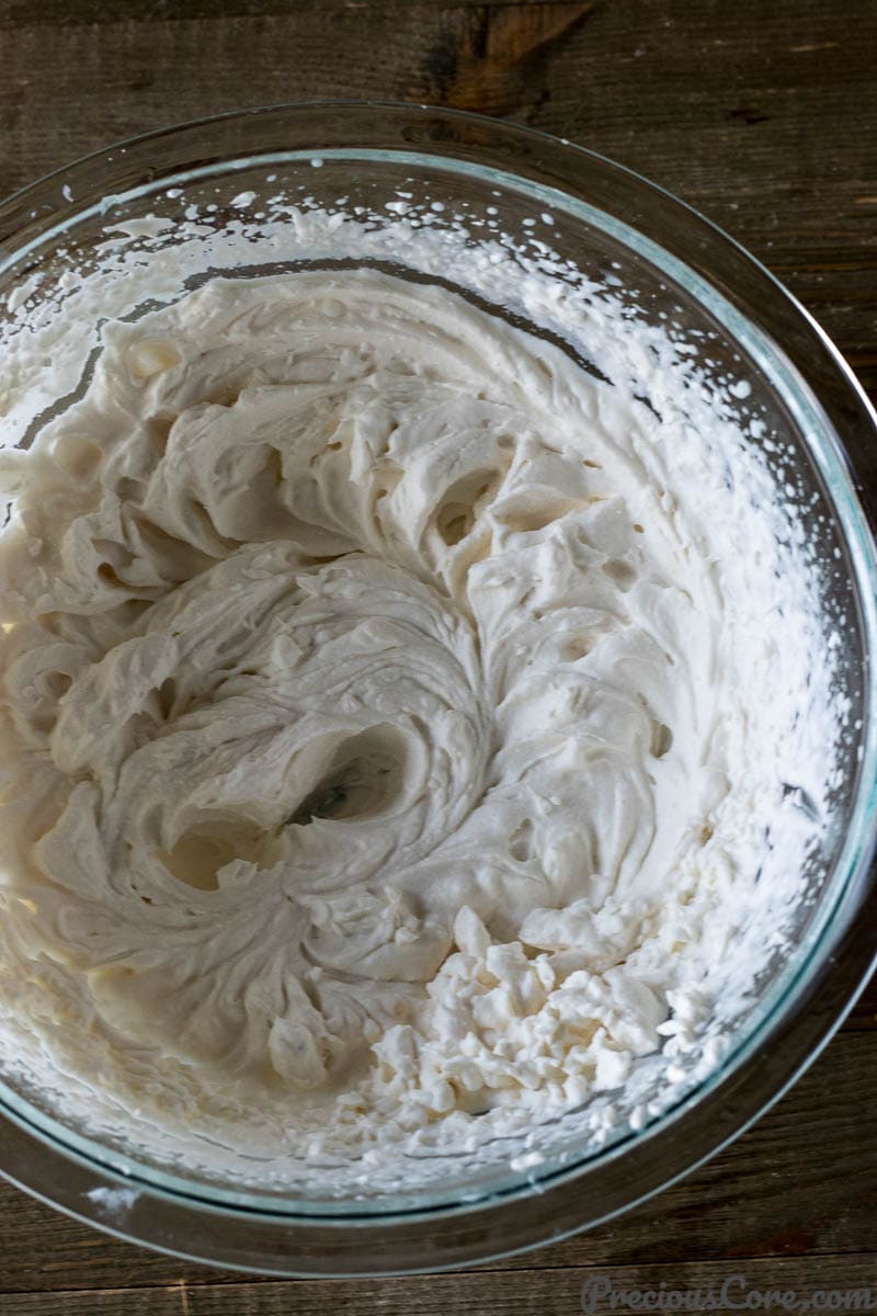 Homemade whipped cream