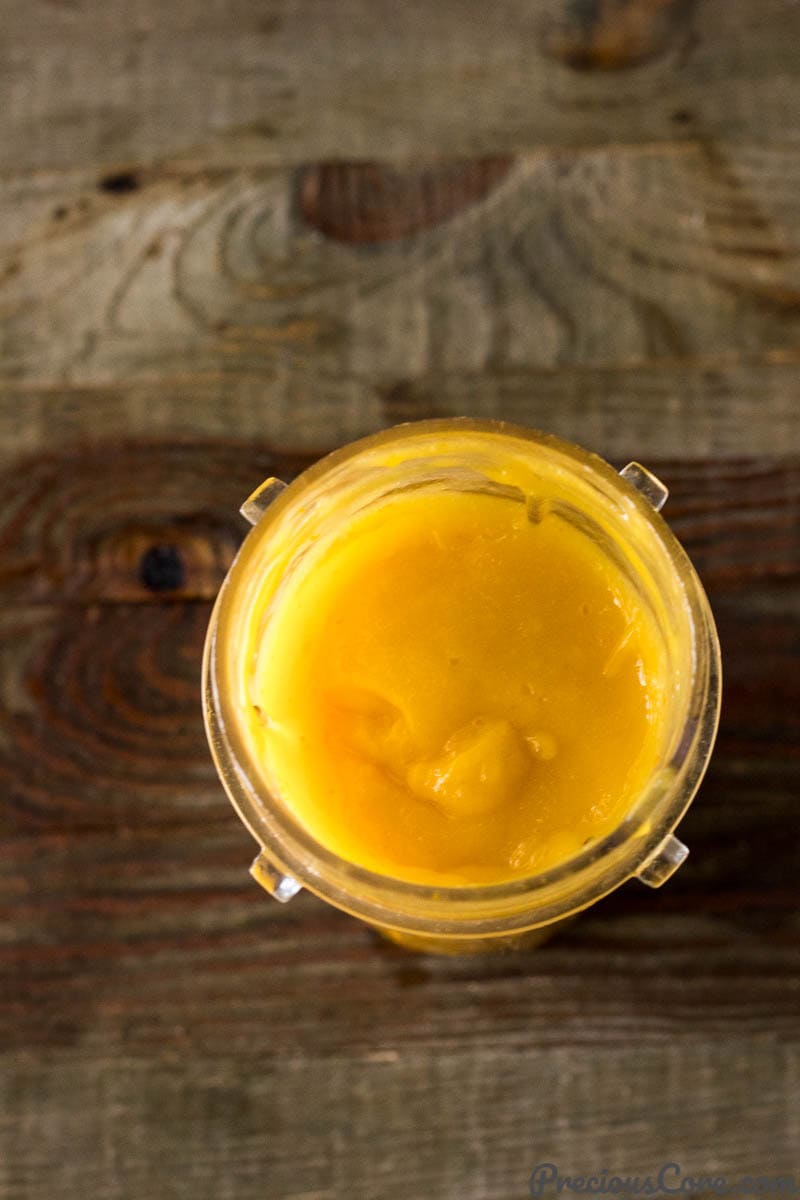 Mango Puree in a small blender jar.