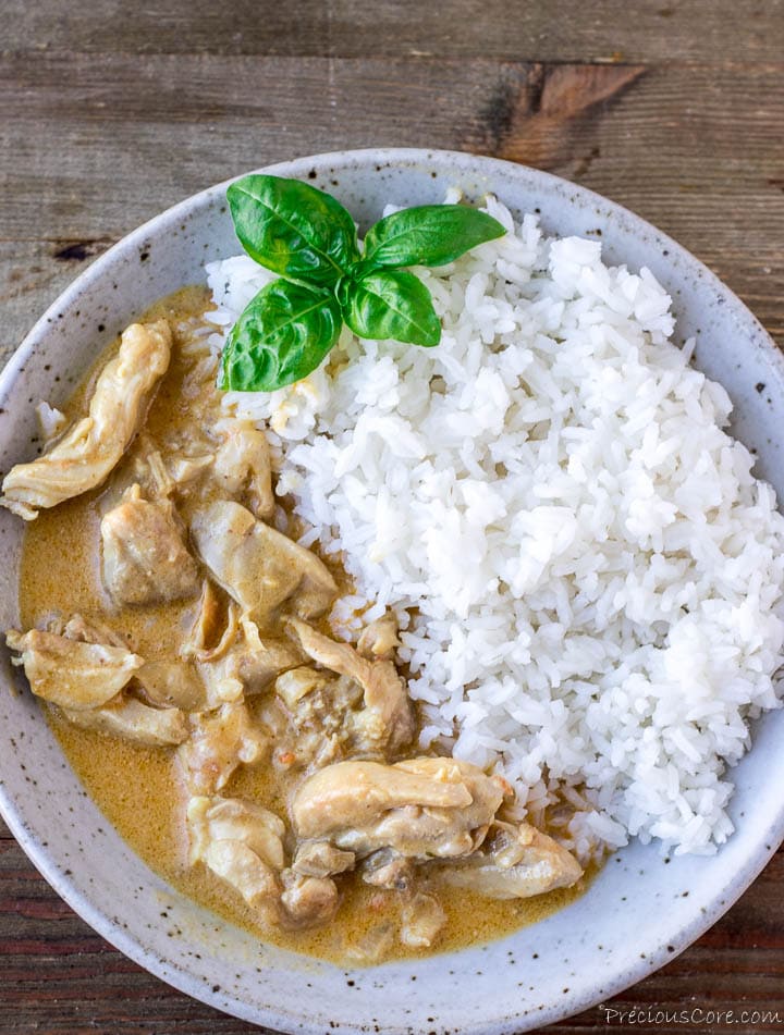 Best ever chicken coconut curry in a hurry