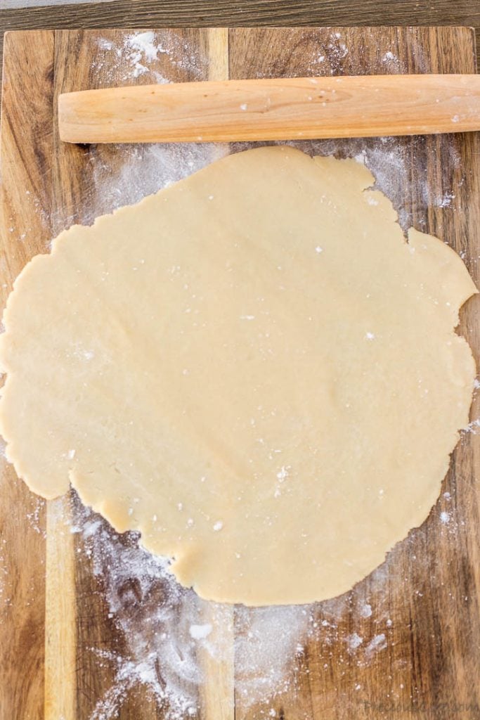 Rolling out pie crust