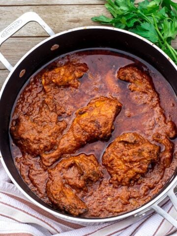 Pan of African Chicken Stew