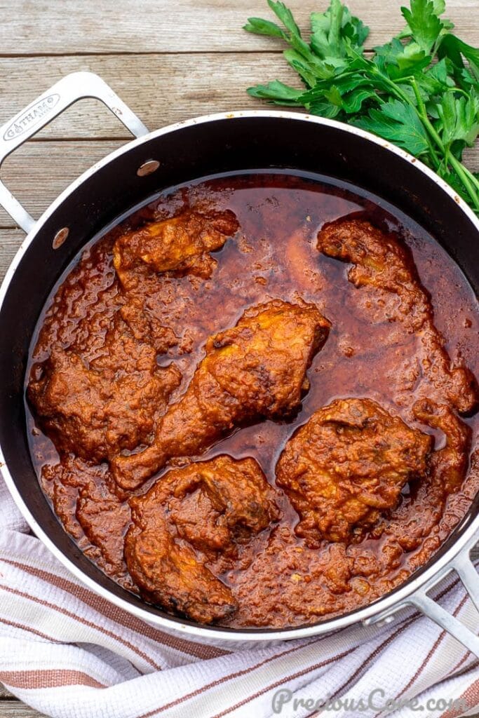 Pan of African Chicken Stew