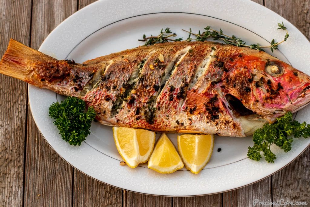 Grilled Whole Red Snapper Oven Grilled Precious Core
