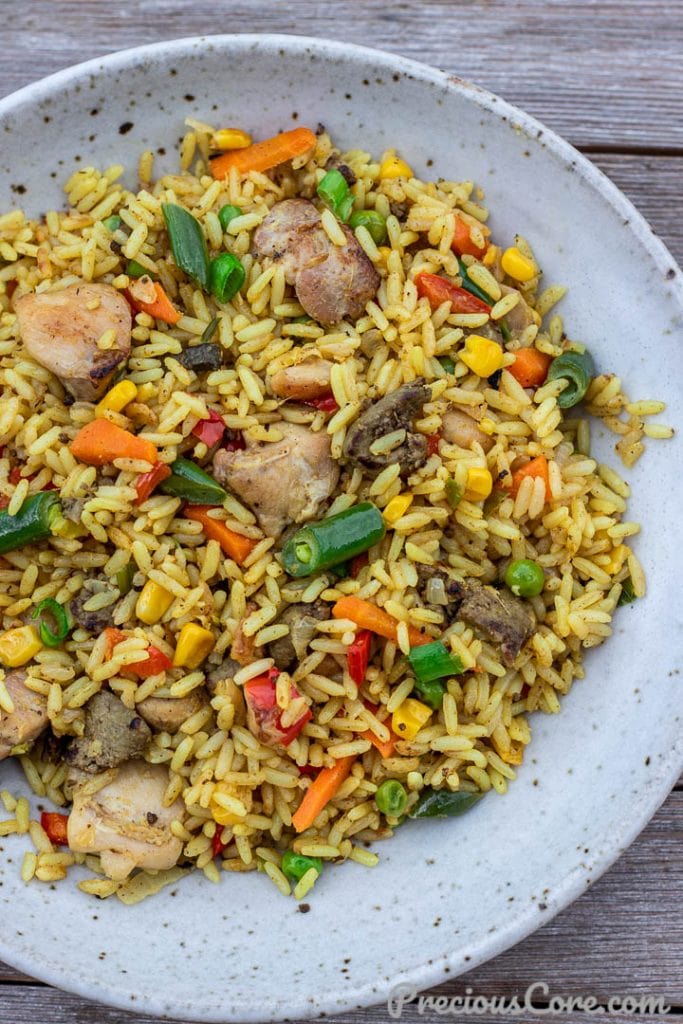Bowl of African Fried Rice