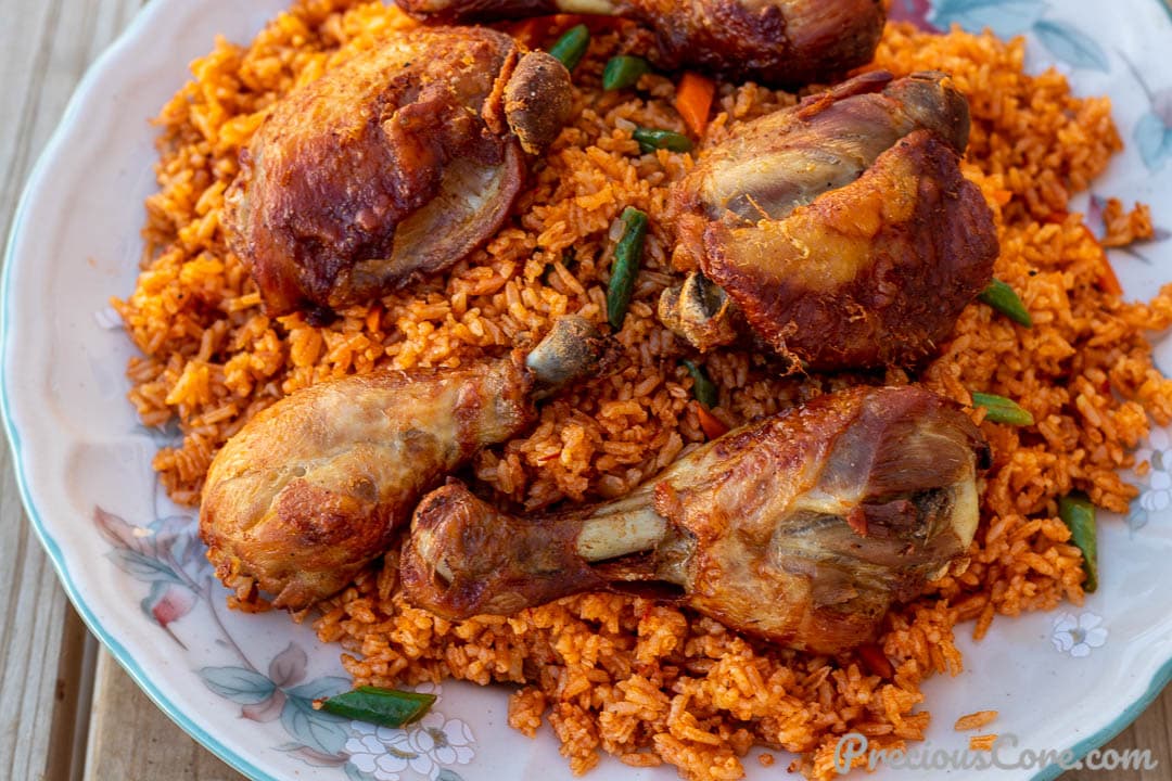 Basmati Jollof Rice - How to make the Nigerian Party style Jollof Rice