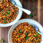 Two Bowls of Lentil Stew