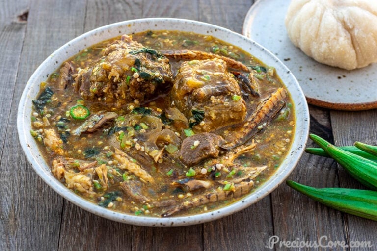 African Okra Soup Precious Core