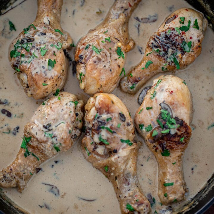 Chicken Drumsticks In Creamy Sauce Easy Dinner Precious Core