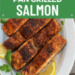 Pan seared salmon fillets