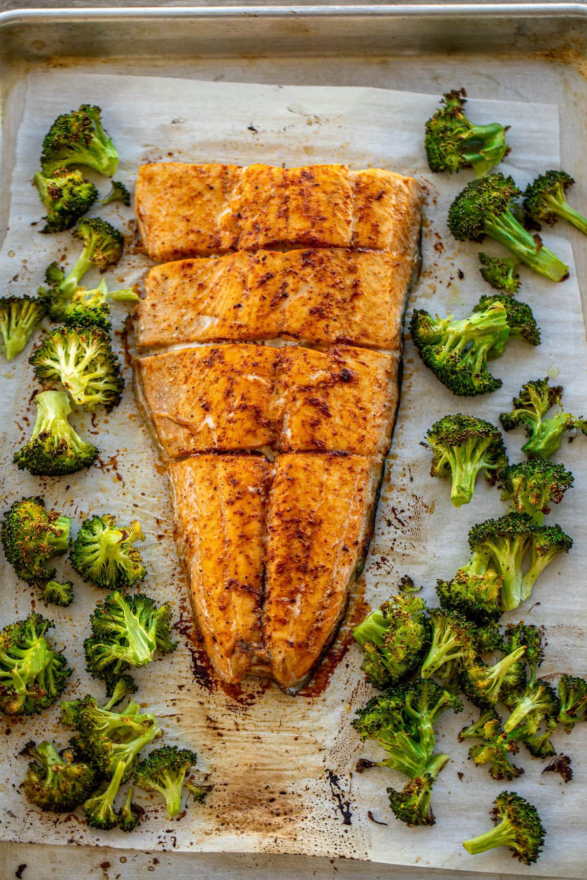 Salmon And Broccoli Sheet Pan Precious Core