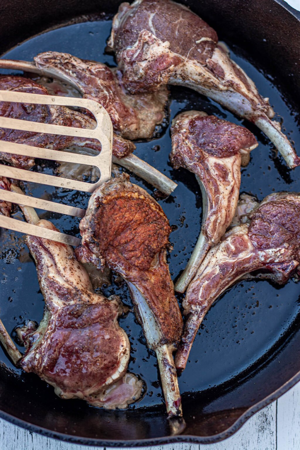 Pan Seared Lamb Chops Precious Core