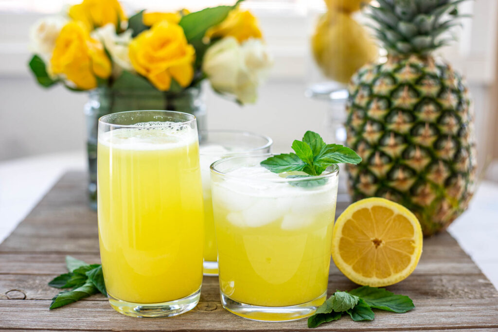 Landscape photo of tropical lemonade