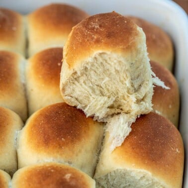 square image of Banana Bread Rolls