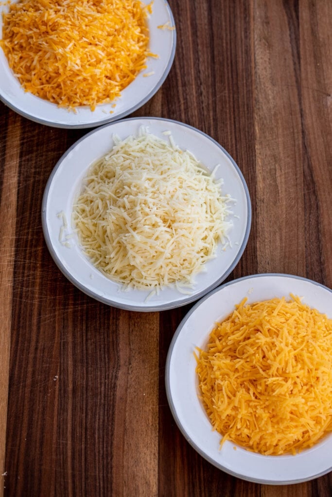 3 cheeses for mac and cheese