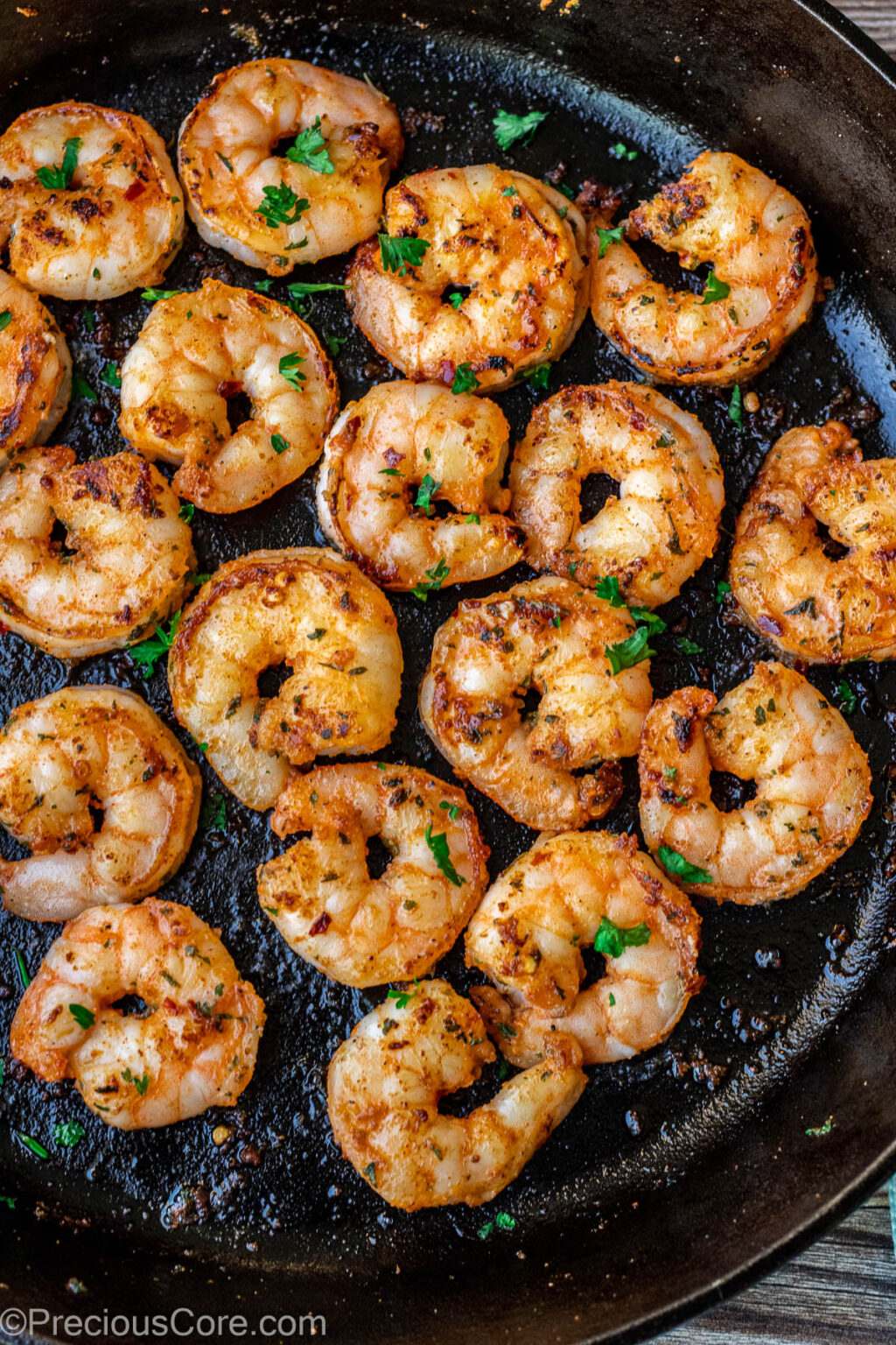 Pan Seared Shrimp Precious Core