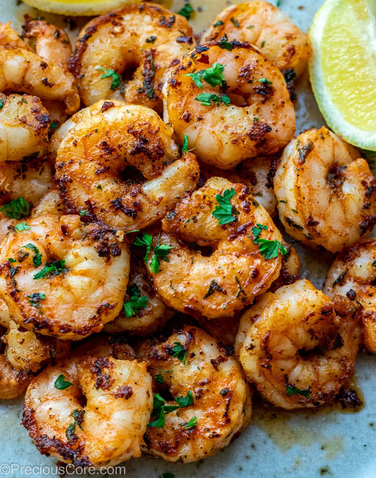 Pan-Seared Shrimp with Garlic-Lemon Butter