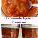 Fruit preserves in jars.