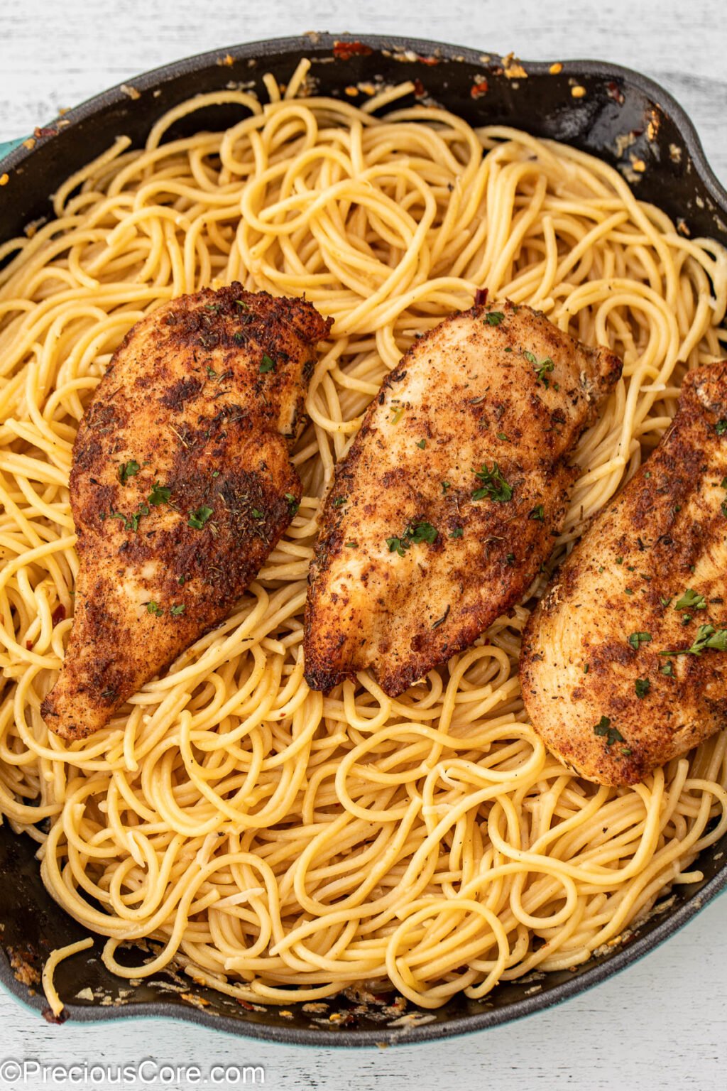 Garlic Butter Chicken Pasta Precious Core
