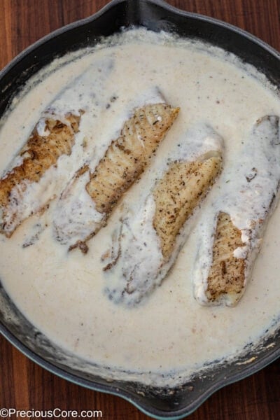 Fish In White Sauce | Precious Core
