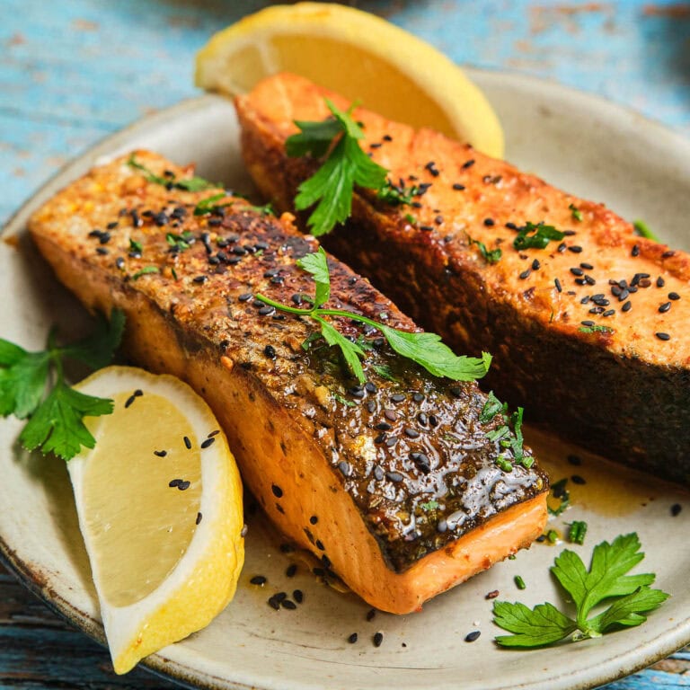 Pan Fried Teriyaki Salmon | Precious Core